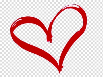 Red heart paint stroke illustration, Heart Bollywood , heart transparent background PNG clipart