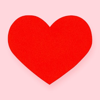Red heart paper hand craft element | Free stock illustration | High Resolution graphic