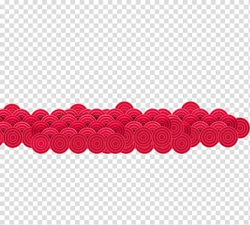 Red Heart Pattern, Clouds transparent background PNG clipart