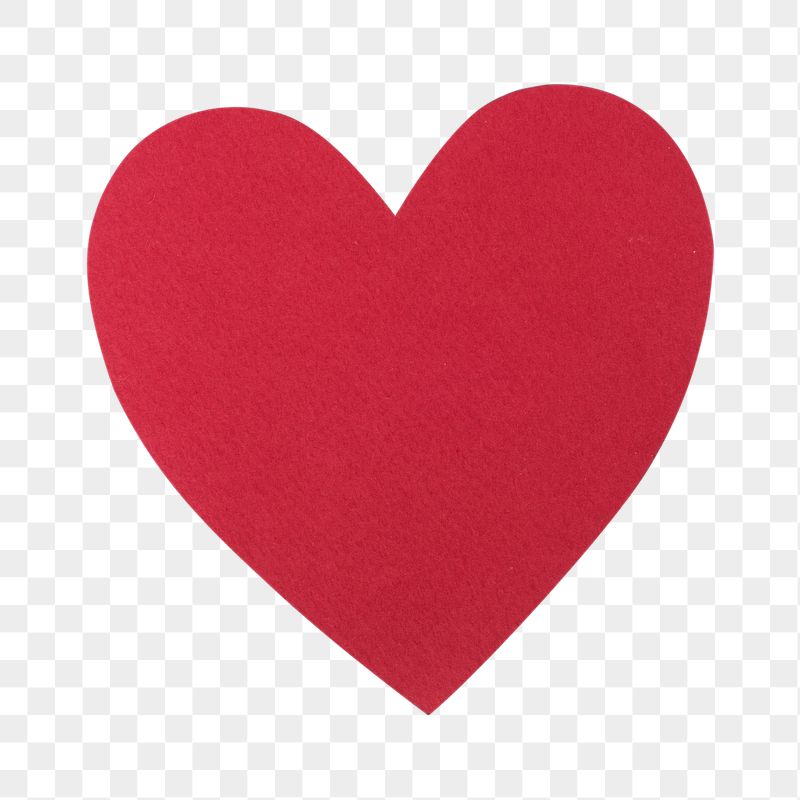 Red heart png sticker, paper | Free PNG - rawpixel