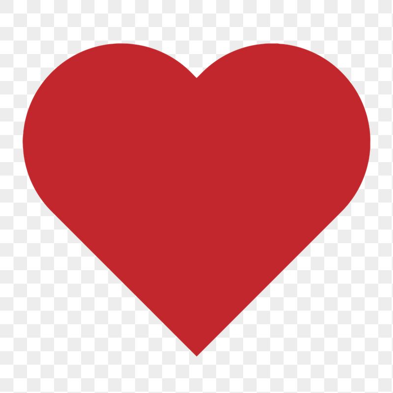 Red heart shape png sticker, | Free PNG - rawpixel
