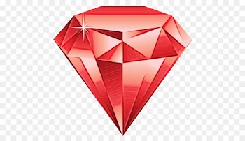 red heart triangle line clip art
