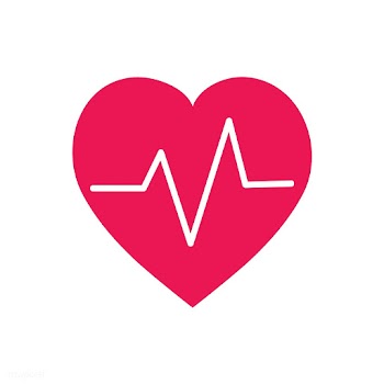 Red heartbeat symbol graphic illustration | Free stock vector - 429430