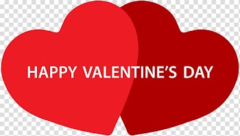 Red hearts illustration, Happy Valentine's Day Heart Gift Red velvet cake, Happy Valentine's Day Hearts transparent background PNG clipart