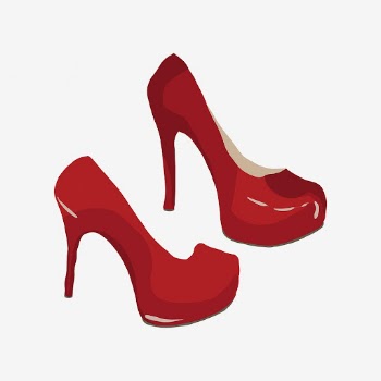 Red high heels sticker, women&rsquo;s | Free Vector Illustration - rawpixel