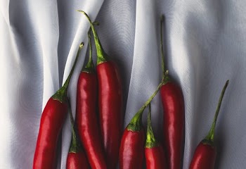 Red Hot Peppers In Lower Frame