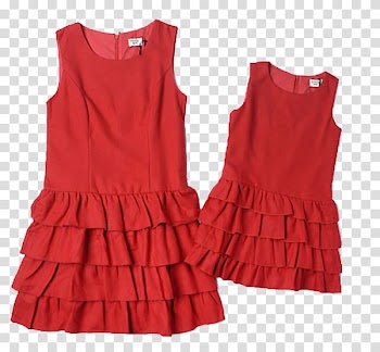 Red Icon, Family fitted round neck sleeveless solid color cake transparent background PNG clipart
