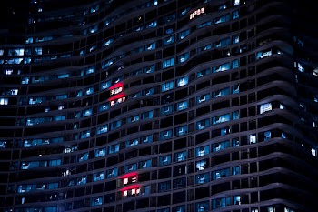 red in the building. Original | Free Photo - rawpixel