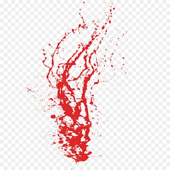 Red Ink - Vector red ink drops splash 