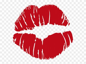 Red Kiss Print Png Clip Art Png Image - Free Svg Kiss
