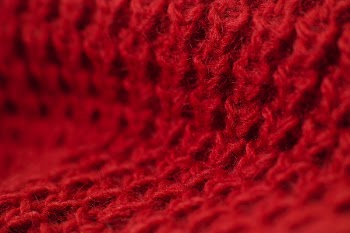 Red Knitted Textile