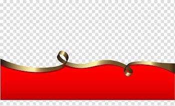 Red lace , Brand Pattern, Free gold ribbon on red pull pattern transparent background PNG clipart