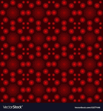 Red lace vector image