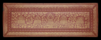 Red lacquer panel, carved and | Free Photo - rawpixel