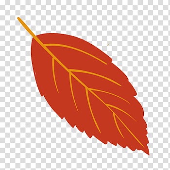 Red leaf art transparent background PNG clipart