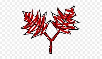 Red Leaves Drawing Vector Graphics - Leaf