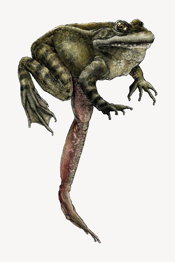 Red-Legged Frog, vintage illustration | Free Photo - rawpixel