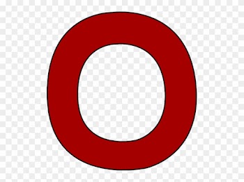 Red Letter O Clip Art Image Clipart Of Alphabet - Letter O Clipart