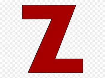 Red Letter Z Clip Art Image Alphabet Clipart - Letter Z Clip Art
