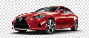 Red Lexus PNG High-Quality Image