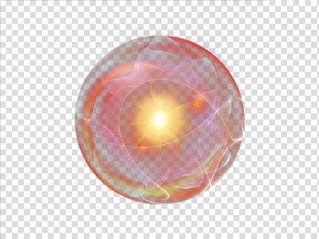 Red Light Glass Crystal, Pink glass ball transparent background PNG clipart
