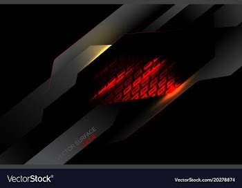 Red light metal surface scene vector image