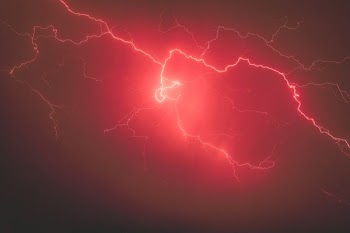 red lightning