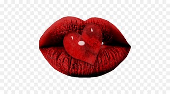 Red Lip Mouth - Valentine's Day pattern 