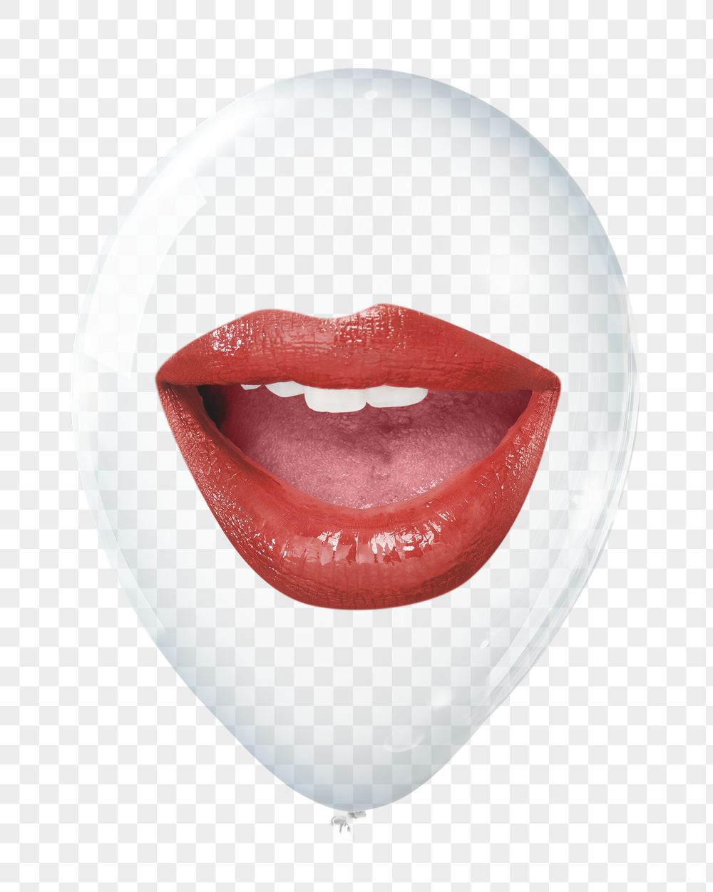 Red lips png in clear | Free PNG - rawpixel