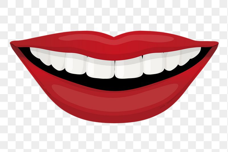 Red lips png sticker, cute | Free PNG Illustration - rawpixel