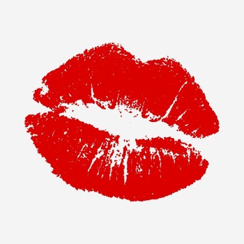 Red lips print clipart illustration. | Free Photo - rawpixel