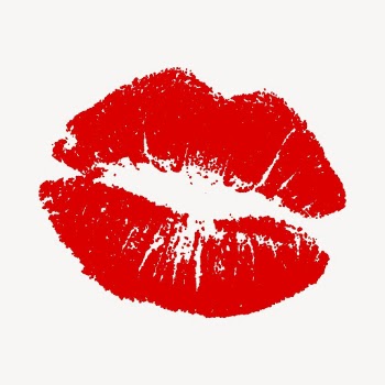 Red lips print clipart, illustration | Free Vector - rawpixel