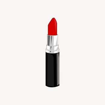 Red lipstick clipart, cosmetics illustration. | Free Photo - rawpixel