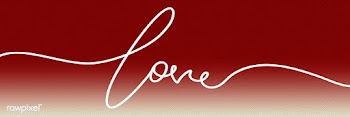 Red love banner | Free stock psd mockup - 560144