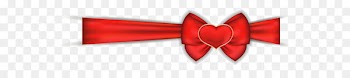 Red Love Valentine's Day Bow tie - Decorative Bow Heart PNG Clipart Picture 