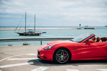 Red Luxury Vehicle