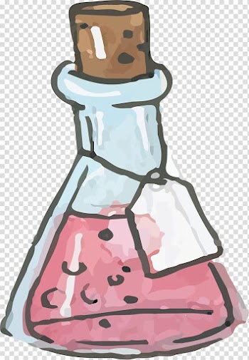 Red magic potion transparent background PNG clipart