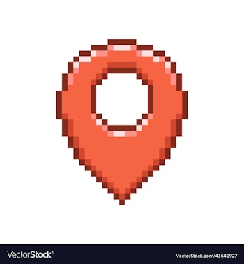 red map pin
