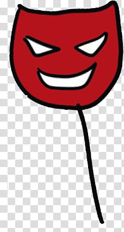 Red mask icon transparent background PNG clipart