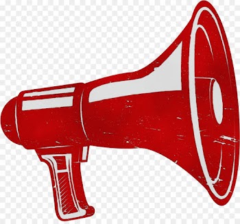 red megaphone clip art