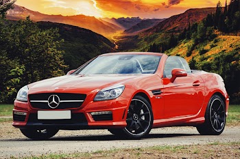 Red Mercedes-benz Convertible