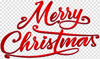 Red Merry Christmas text illustration, Royal Christmas Message Santa Claus Child, Merry Christmas Text transparent background PNG clipart