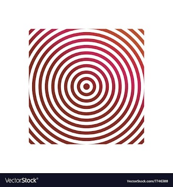 Red metallic background design vector image