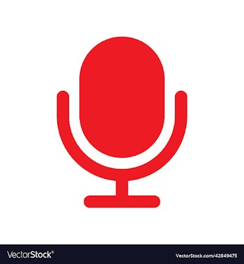 red microphone icon