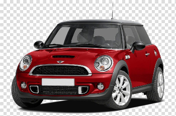 Red Mini Cooper Transparent Image