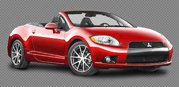 Red Mitsubishi PNG Download Image