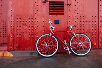 red mountain bicycle
