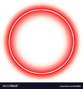 red neon circle png