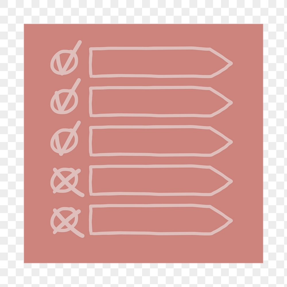 Red notepaper png, reminder collage | Free PNG - rawpixel