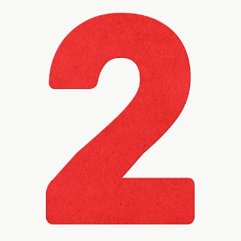 Red number two design element | Free  transparent png - 2340925